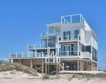Large beach rental house 