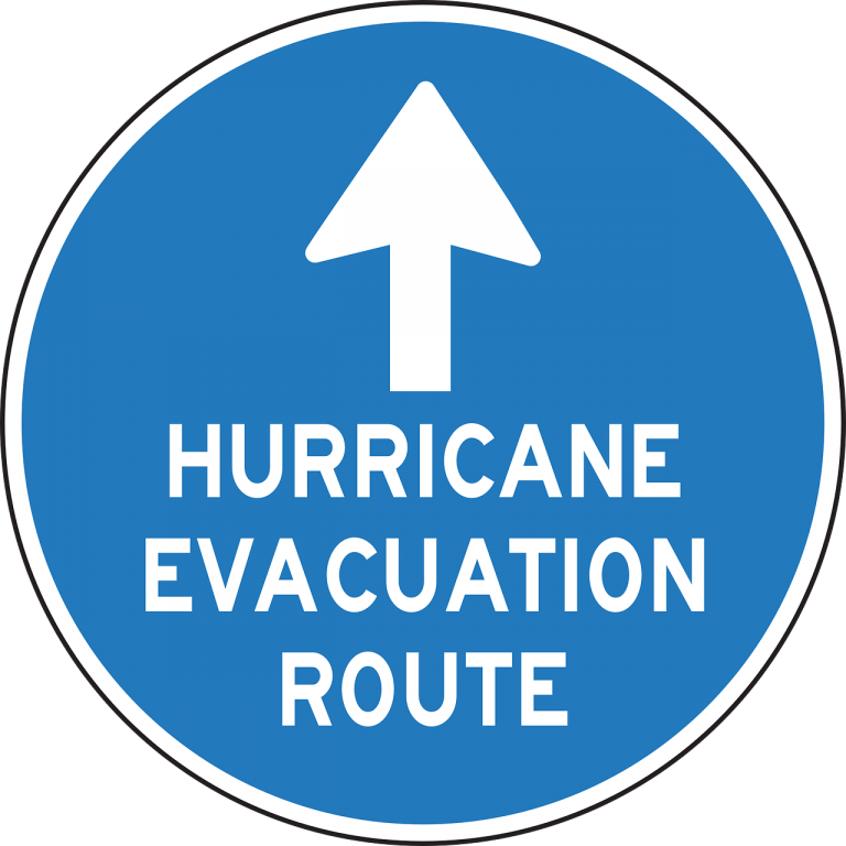 Evacuation Route Sign
