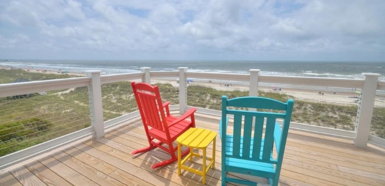 view from 1 Emerald of the Seas | Better Beach Rentals