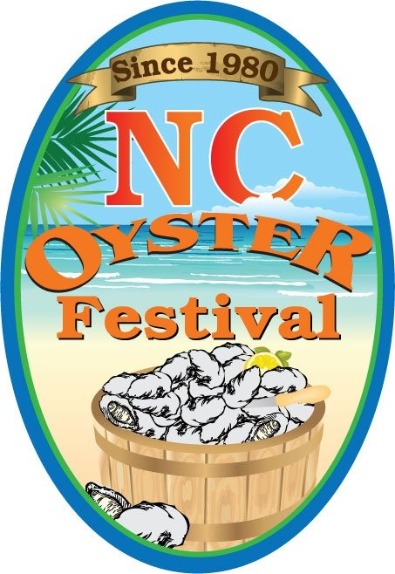 logo for NC Oyster Festival | Better Beach Rentals