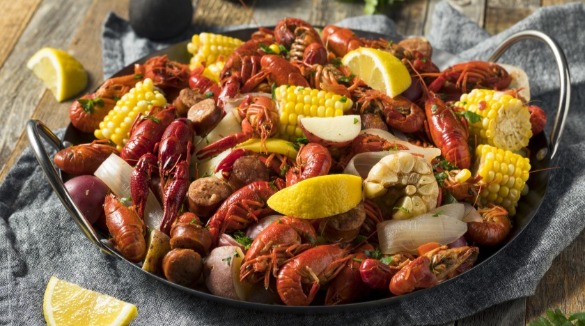 seafood dinner | Better Beach Rentals