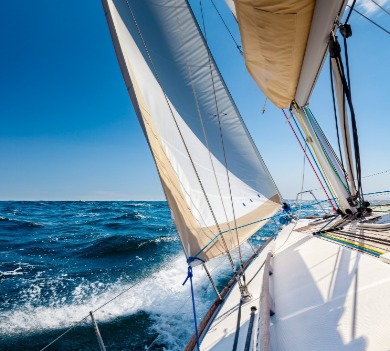 sailboat in the ocean | Better Beach Rentals