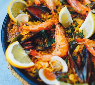 fresh seafood dinner | Better Beach Rentals